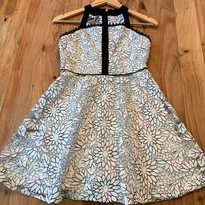 Beautiful white and black girls halter dress